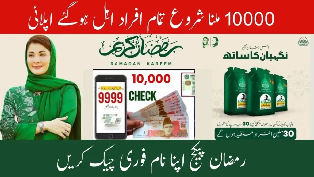 Ramzan neghban Package 2025 10000